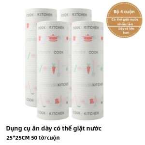 LUOCHENG | Khăn Vải Không Dệt Dày Có Thể Sử Dụng Ướt Và Khô Cho Bếp