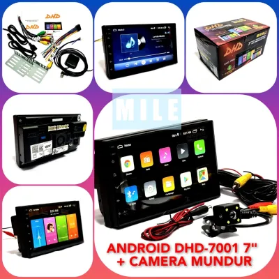 HEADUNIT ANDROID 7 INCH DHD-7001 USB BELAKANG