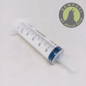 SEMPATI Spet 100ml Lolohan Parrot Macau Nuri: Alat Suap Loloh Bayi untuk Burung Kakatua