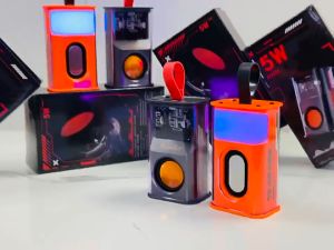 Speaker Bluetooth 5W Mecha Nirkabel & Speaker Subwoofer Luar Ruangan Portabel Warna-warni Transparan
