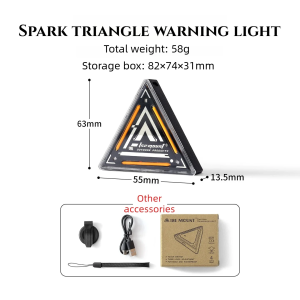 Mountainhiker | ISE MOUNT IPX4 Multi Functional Triangle Warning Lighting Outdoor Camping Atmosphere Light Night Running Night Cycling Lighting