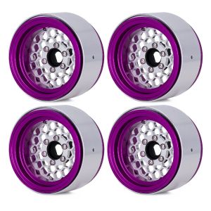 4PCS Aluminum Alloy 1.9 Inch Beadlock Wheels Rims for 1/10 RC Crawler Axial SCX10 TRX4 TRX6 D90 VS4-10 Redcat Gen8 Upgrade Parts