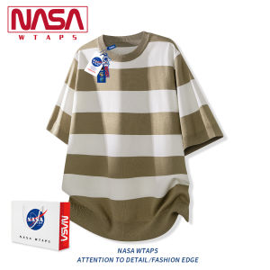 NASA WTAPS | Mens Loose Summer Striped T-Shirt