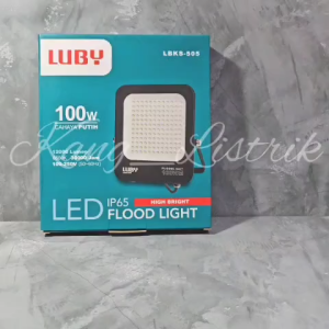 LUBY LAMPU SOROT LUBY 100W LBKS-505 / LAMPU LED SOROT 100WATT LUBY LBKS505