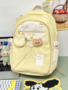 Large Capacity Japanese Style Ins Cute Backpack for Women Travel Lightweight Dual Shoulder Bag High School College Junior Girls Backpack