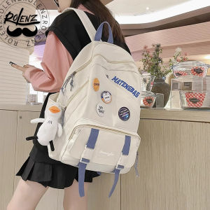 กระเป๋าเป้สะพายหลังนักเรียนมัธยมปลายและนักเรียนมัธยมต้น Rolenz กระเป๋าเป้สะพายหลังสำหรับเดินทางแบบลำลองความจุขนาดใหญ่สำหรับนักศึกษาวิทยาลัย