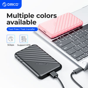 ORICO | ORICO 2.5 inch USB Hard Drive Enclosure USB 3.1 Gen 1 to SATA III External Hard Drive Case for SSD HDD 9.5 7mm Tool-Free UASP