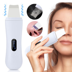Siêu âm loại bỏ mụn đầu đen Skin Scrubber làm sạch sâu lỗ chân lông làm trắng mụn đầu đen loại bỏ khuôn mặt với 4 chế độ cho làm sạch sâu cho mặt lỗ chân lông extractor công cụ mụn trứng cá trên mặt Cleaner
