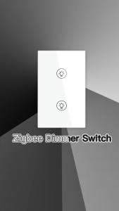 MOES | Smart ZigBee Multi-gang Light Dimmer Switch Independent Control Smart Tuya APP Control Works with Alexa Google Home 1/2/3 Gang