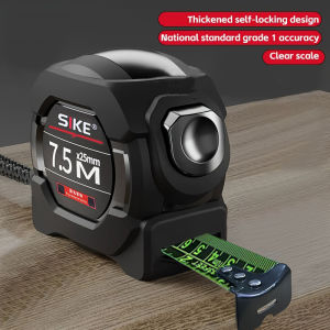 1 piece 5m 7.5m and 10m high precision laser measuring tape heavy duty thickened ruler self-locking design Measuring tools