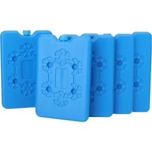 แพ็คน้ําแข็งนํากลับมาใช้ใหม่น้ําหนักเบาเก็บอาหารสดเครื่องทําความเย็นกระเป๋าเก็บความเย็นกล่องฉีดน้ําแบบพกพาสําหรับกล่องอาหารกลางวันและคูลเลอร์