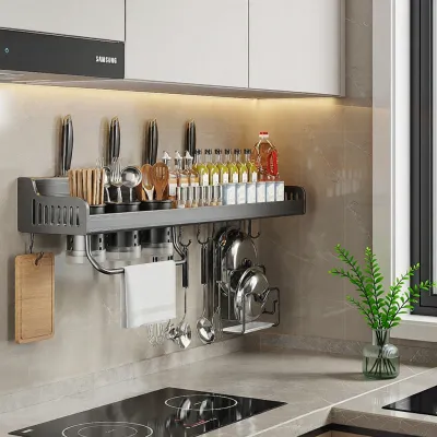 TIJU | Wall-mounted Multi-functional Kitchen Storage Rack