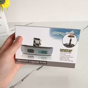 Portable Mini Scale 50KG Handheld Electronic Scale Digital Luggage Scale Travel Weighing Hanging Scales Measuring Tools