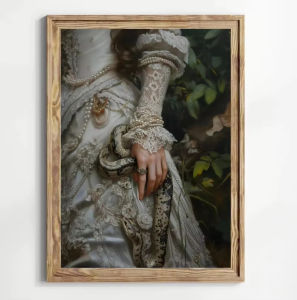 Jigsaw Puzzle 1000 Pieces Mysterious Victorian Lady With Disco Ball And Black Rose For Adults Stress Relief Puzzle Fun Present