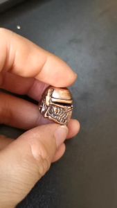 Mặt Dây Chuyền Mũ Chiến Binh Dân Tộc Bằng Đồng Thau Thủ Công Kèm Dây Đeo Dù Hạt Charm Vòng Kim Loại Làm Phụ Kiện Móc Khóa Dao Gấp.