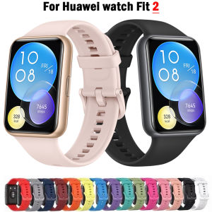 Silicone Watchband Strap For Huawei Watch Fit 2 Fit2 Active Smart Watch Band