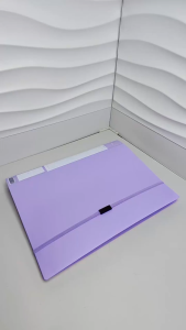 A4 Binder With 4 Pcs Loose Leaf Bags 11 Ring File Folder Paper Organizer File Bag Binder Pouch Set