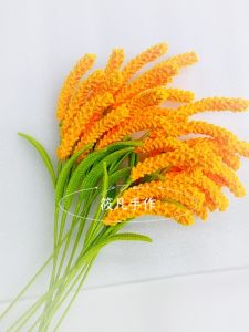 Bộ Vật Liệu Dệt Kim Vàng Ngô Thủ Công Bó Hoa Móc Kim Tự Làm Quà Tặng Khai Trương Vật Liệu Giả Hoa Trang Trí Nhà