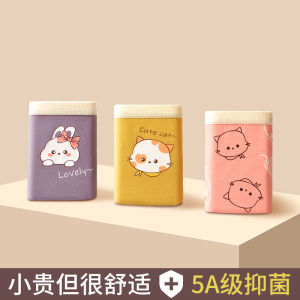 Girl Underwear Boxer Pure Cotton Shorts Kids Four-Corner Bottom without Butting 100% Baby Girl Briefs Youth