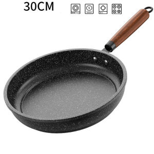 Frying Pan Wok Pan Non-Stick Pan 30/24/26/28cm with cover Household Induction Gas Stove Universal Pot Cooking Steak Pancake Pan