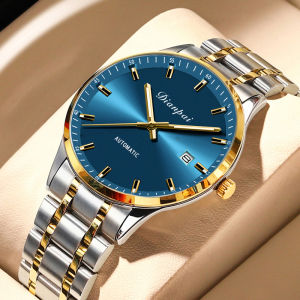 Dianpai Nam Hoàn Toàn Tự Động Đồng Hồ Cơ Thép Không Gỉ Phiên Bản Giới Hạn Có Nút Nhấn Ẩn Khóa Chống Nước Phát Sáng Ban Đêm Kinh Doanh Đồng Hồ Đeo Tay Đồng Hồ Với Mặt Kính Hardlex - Lazada