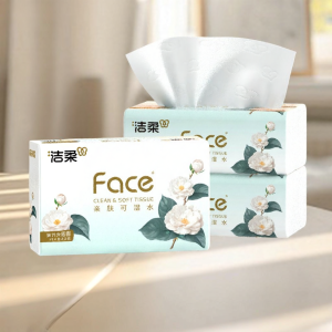 C&S | White Tea Scented Wet-Resistant Facial Tissue 3 Layers 100 Sheets