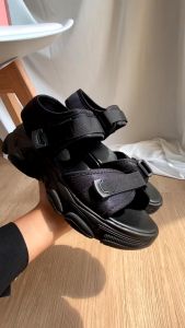 ARVUS Barta Sepatu Sandal - Sendal Fashion velcro wanita trendy platform tinggi santai minimalis Warna hitam cream cantik cocok untuk hangout jalan ringan empuk nyaman kualitas impor premium