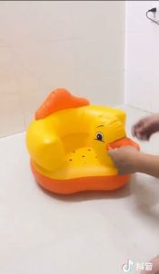 COD Baby Duck Inflatable Sofa Chair: A Portable Toddler Sofa & Lightweight Baby Seating Solution