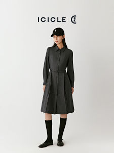 ICICLE | Wool Stretch Flannel Mid-length Dress