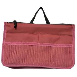 กระเป๋าเครื่องสำอางแบบมีซิปและมีหูจับ กระเป๋าใส่ของแบบแยกชั้นสำหรับผู้ชายและผู้หญิง กระเป๋าสะพายไหล่แบบลำลอง กระเป๋าสะพายข้าง