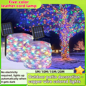 Cord lamp 5M/10M/15M/20M Bluetooth APP Smart LED Light String Wire Garland Gift Decorate Lighting Cake Flower Gift Box Lamp Festive atmosphere light bulbs