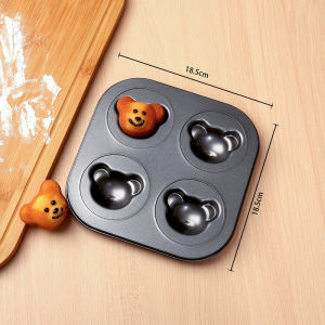 Cartoon 6/9/12-Cavity Muffin Tin Chestnut Rice Cake Donut Mini Cake Cup DIY Oven Baking Chinese Style Popular Element Kitchen Tool