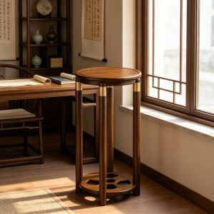 NIFENG | Traditional Chinese Style Wooden Flower Stand
