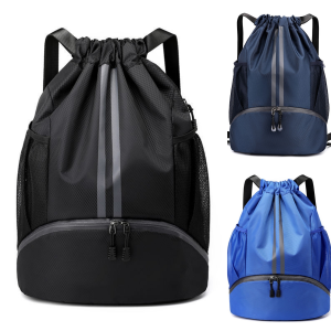 String Bag for Men and Women Original String Bag Backpack Drawstring Bag Waterproof Travel Basketball Soccer Bag Sports Gym Bag Outdoor Nylon Ultralight High Quality