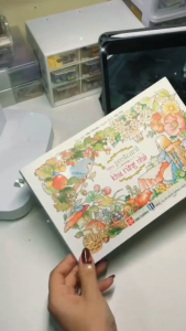 Sách tô màu Tiệm postcard trong khu rừng nhỏ - Đinh Tị Books