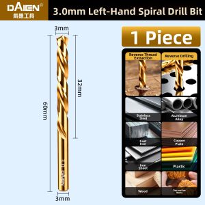 DAIENGONGJU | Left Hand Drill Bit Screw Extractor Tool Stainless Steel Specific
