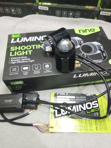 LAMPU TEMBAK/SOROT Q2S 2 WARNA WHITE YELLOW BISA KEDIP ORIGINAL LUMINOSLED BY NINE