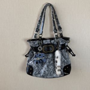 Retro Fleece Tote Bag Female Multiuse