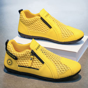 Breathable Mesh Low-cut Mens Casual Shoes