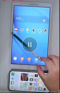 Macaron Gradient Double Head Stylus Disk Screen Touch Pen Phone Tablet Drawing Capacitor Pen