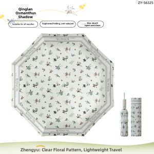 ZHENGYU | Sun Umbrella Sunscreen Anti-UV Rainproof Double Layer Automatic No Backlash