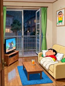 KAYOU | Diamond Painting Kit Shin-chan Shiro Scene Cute Anime Art Full Drill Rhinestone Mosaic Wall Decor Craft Kit Home Decoration Gift