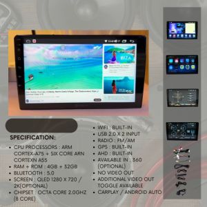 KENNON EXTREME SERIES CAR ANDROID PLAYER EX98256/EX108256 9 OR 10 SUPPORT 360º