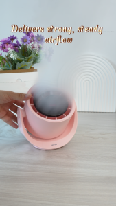 JAMAY Mini fan portable desktop fan 4000mah rechargeable 360 ​​​​° rotation 100 gears turbo fan high air volume desk fan office ng mag-aaral tahimik F25