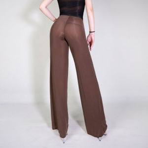 Ultra-Thin Transparent Yoga Pants Casual Drapey Wide Leg Comfortable Breathable Skin-Friendly Summer Fashion Sports Wear