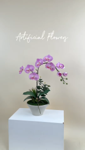 Akara Dokmai กระถางกล้วยไม้ประดิษฐ์ สไตล์มินิมอล