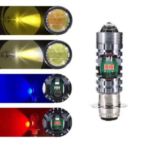 Lampu Depan Led Motor H6 Matic Bebek Skutik 2 Warna Plus Senja