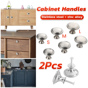 Digeo Stainless Steel Single Hole Kitchen Cabinet Handles Wardrobe Door Handles Drawer Knobs 2pcs/set