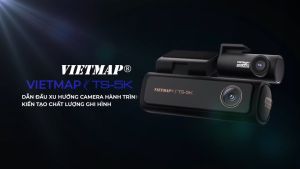Cam hành trình Vietmap TS-5K ghi hình Ultra 4K ADAS hỗ trợ lái xe an toàn tặng VM Live 6 tháng