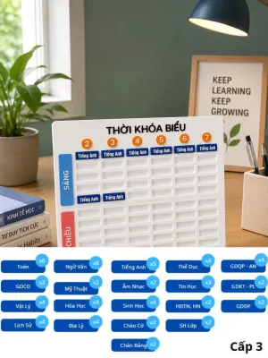 Thời khoá biểu in 3D tiện lợi